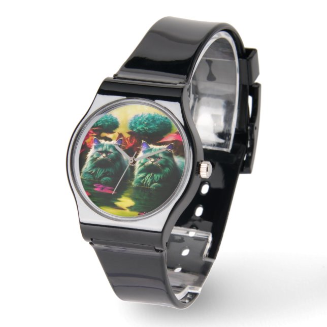 Montre élégante pour chats pour les amateurs de ch (Angle)