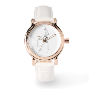 Montre Élégante Rose Coque or minimaliste femmes