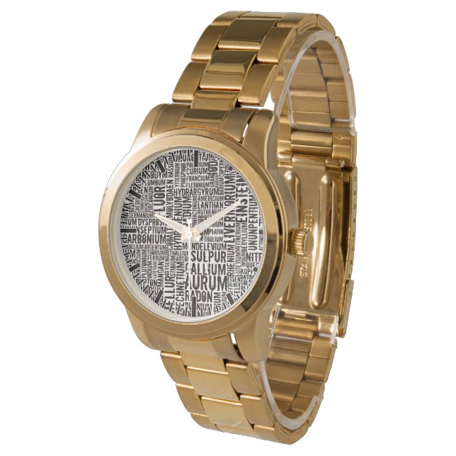 Montre Éléments chimiques (Incliné)
