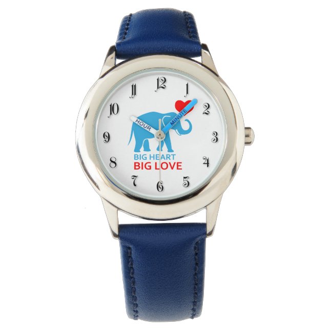 Montre Eléphant amoureux (devant)