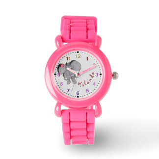 Montre - Eléphant avec nom