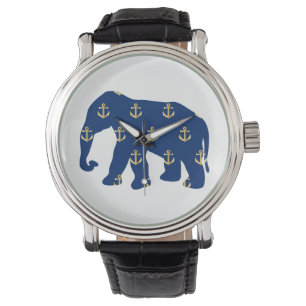 Montre Eléphant d'Ancres d'or