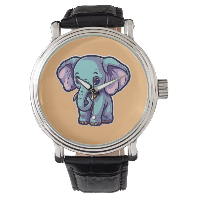 MONTRE ÉLÉPHANT DE CARTOON (devant)