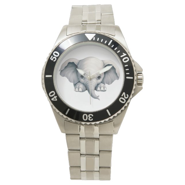 Montre Éléphant qui regarde (devant)