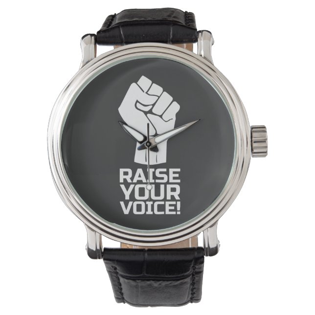 Montre Élevez Votre Voix 1 W (devant)