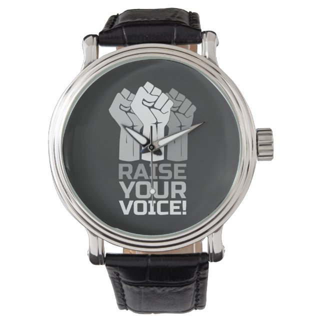 Montre Élevez votre voix 3 W (devant)