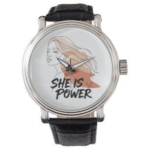 Montre Elle Est Puissance - Tons Désert