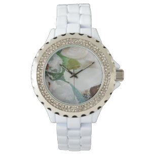 Montre Émail fait sur commande en verre de blanc de