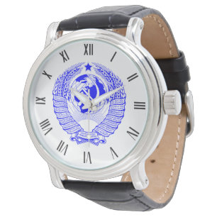 Montre Emblème d'État bleu de l'URSS