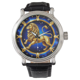 Montre Emblème du zodiaque Lion