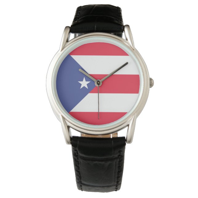 Montre Emblème Porto Rico Flag (devant)