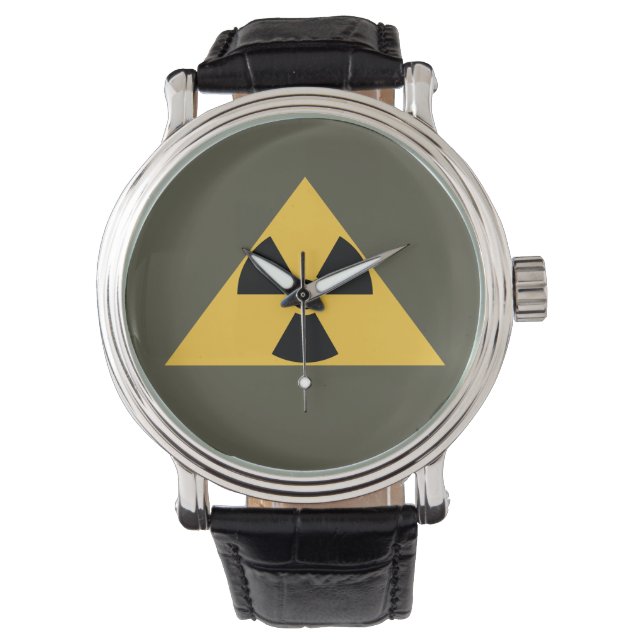 Montre Emblème radioactif (devant)