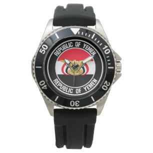 Montre Emblème rond du Yémen