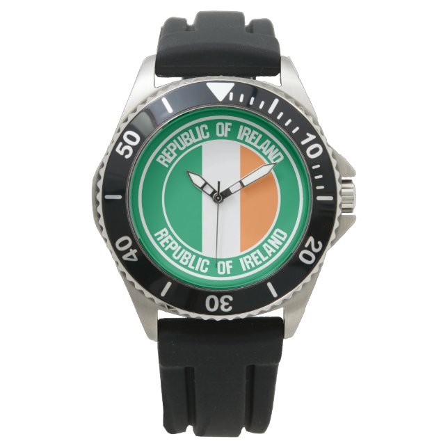 Montre Emblème rond irlandais (devant)