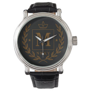 Montre "Emblème Royal NMKY – Monogramme M Dessin de Blaso