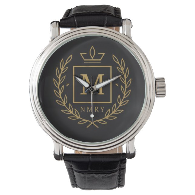 Montre "Emblème Royal NMKY – Monogramme M Dessin de Blaso (devant)