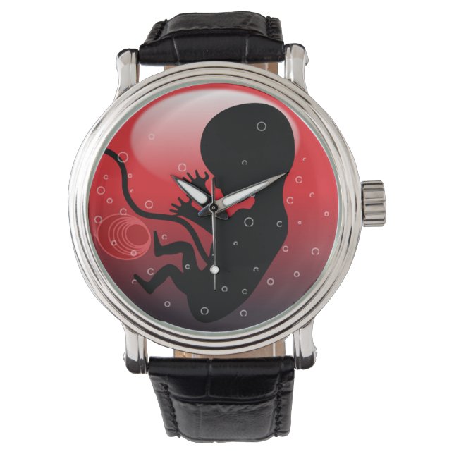 MONTRE EMBRYO BÉBÉ HUMAIN (devant)