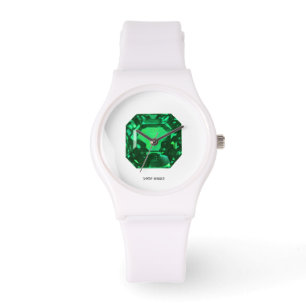 Montre Émeraude octogone