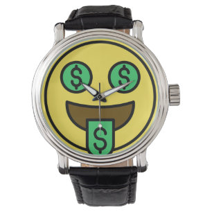 Montre Emoji Face Argent