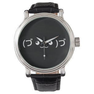 Montre Emoticon (づ ◕ ‿ ‿ ◕) づ Kaomoji Japonais