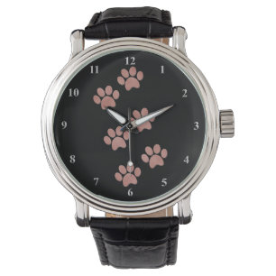 Montre Empreintes de pattes de chien pour Amoureux des an