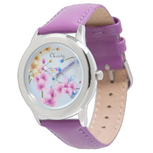 Montre en acier inoxydable avec cadran personnalis