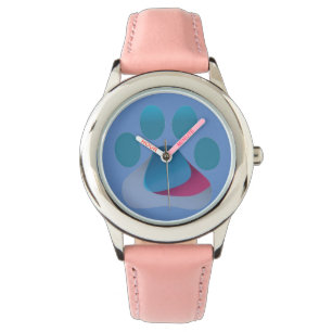 Montre en acier inoxydable Paw pour enfant