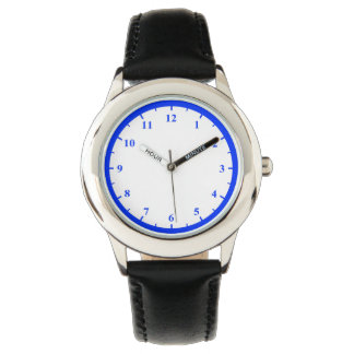Montre en acier inoxydable pour enfant bracelet en
