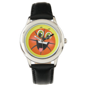 Montre en acier inoxydable pour enfant de basket-b