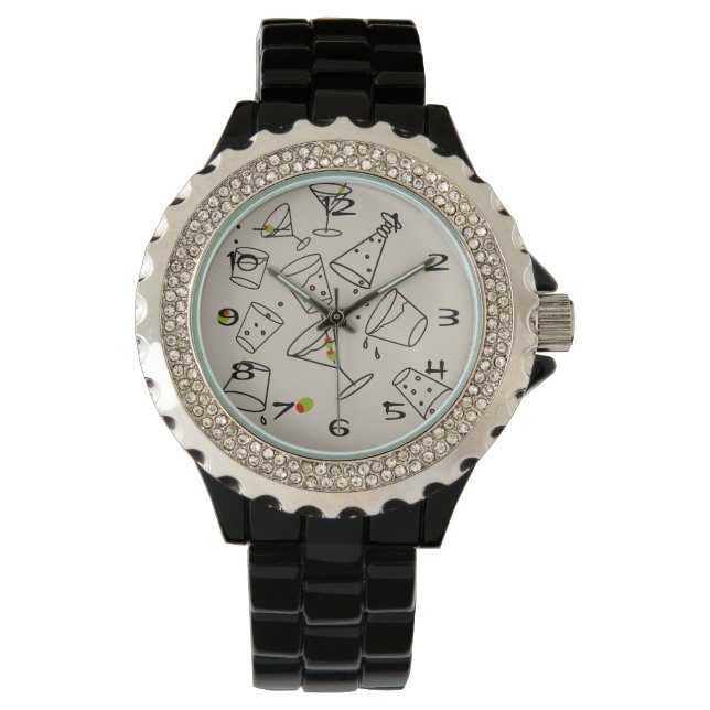 Montre en Acrylique Drinks eWatch (devant)