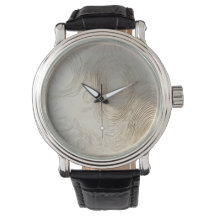 Montre en bois Abstrait minimaliste