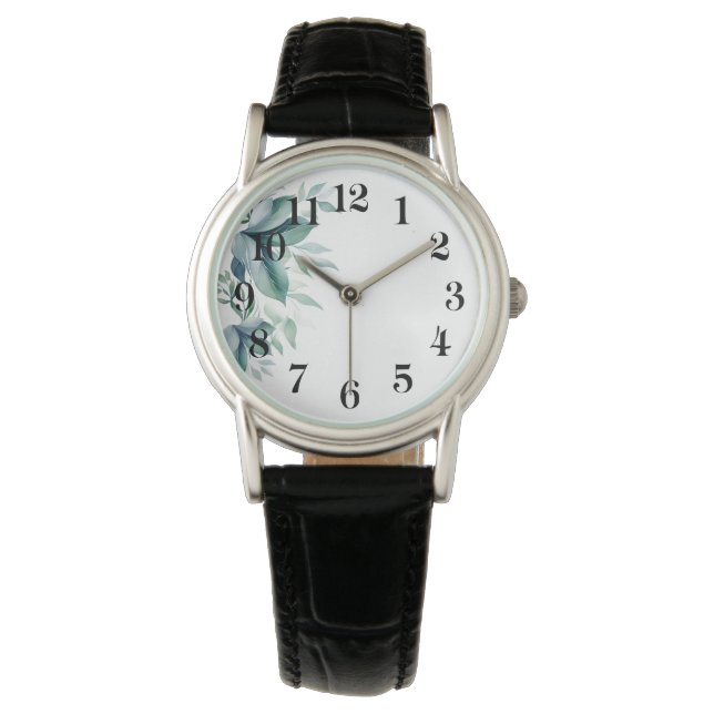 Montre en cuir pour femme (devant)