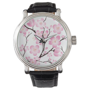 Montre en fleurs de cerisiers