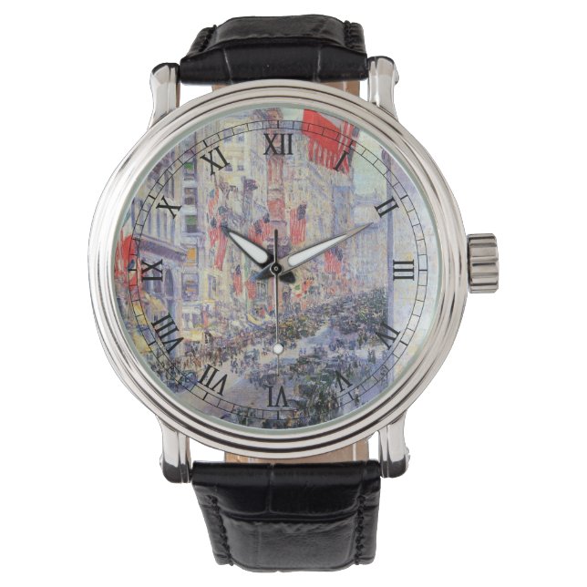 Montre En haut de l'avenue de la 34ème rue, mai 1917 par  (devant)