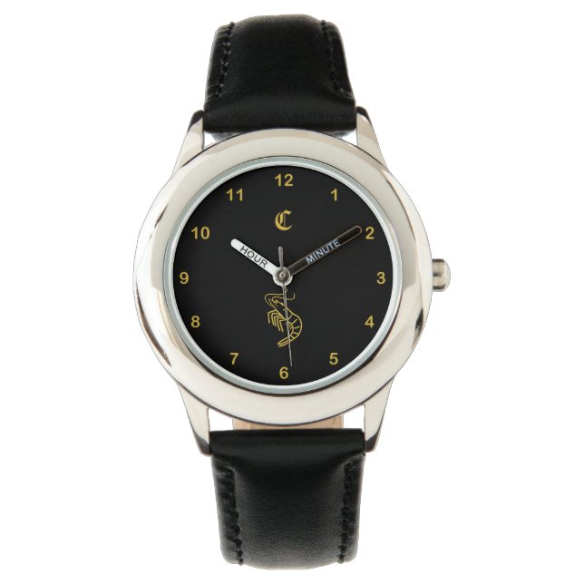 Montre en ligne art crevette (devant)