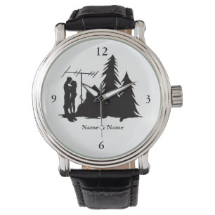 Montre en silhouette pour hammam Radio Kissing Cou