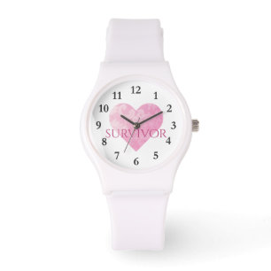 Montre en Silicone Blanc Sportif, Survivant