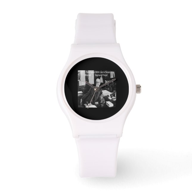 Montre en silicone pour femmes avec citation de Si (Recto)