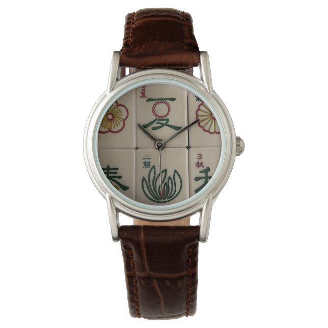 Montre en tuiles chinoises (devant)