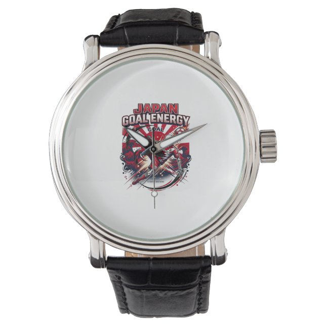 Montre Énergie de l'objectif du Japon Squelette Attaquant (devant)
