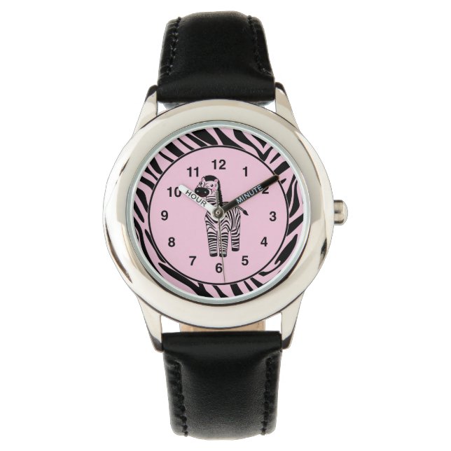 Montre Enfant Zèbre Mignon (devant)