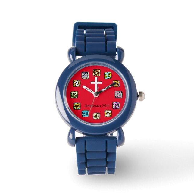 Montre Enfants Bible Écriture chrétienne (Recto)