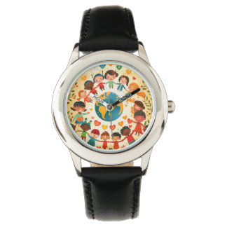 Montre Enfants du monde — Diversité et Paix