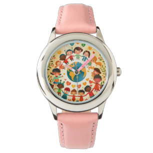 Montre Enfants du monde — Diversité et Paix