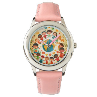 Montre Enfants du monde — Diversité et Paix
