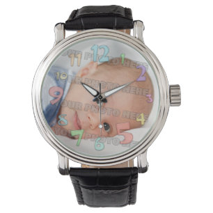 Montre Enfants et coutume d'image de bébé