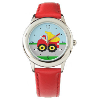 Montre Enfants garçons Construction camion