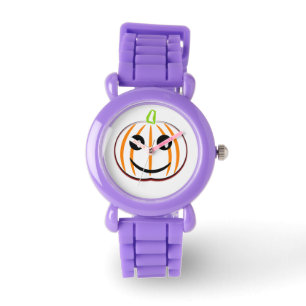 Montre Enfants Halloween Citrouille Custom Red Parties sc
