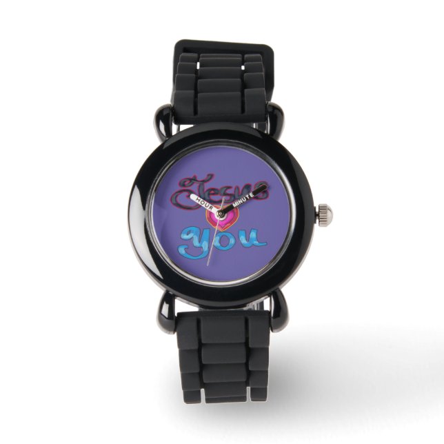 Montre Enfants Jésus Vous Aime  (Recto)
