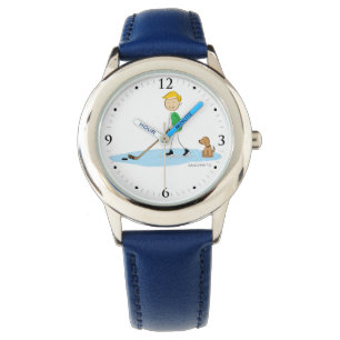 Montre Enfants Jeune Hockey Caricature Garçon